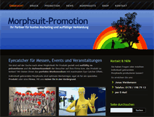 Tablet Screenshot of morphsuit-promotion.com